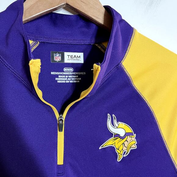 Minnesota Vikings Athletic 1/4 Zip - Picture 2 of 4